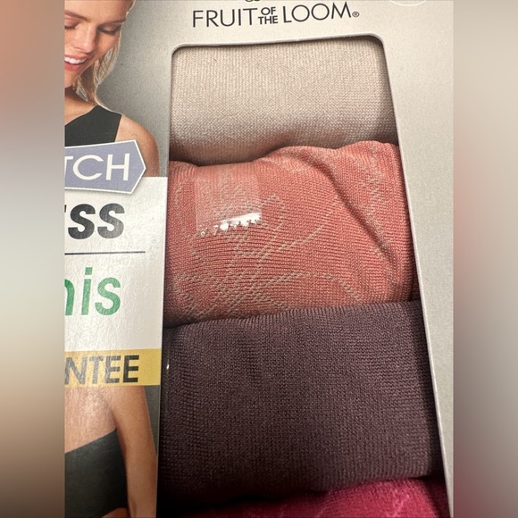 Fruit of the Loom Fit for Me 360 Stretch Seamless Bikinis Underwear Size 6/M - Picture 6 of 9